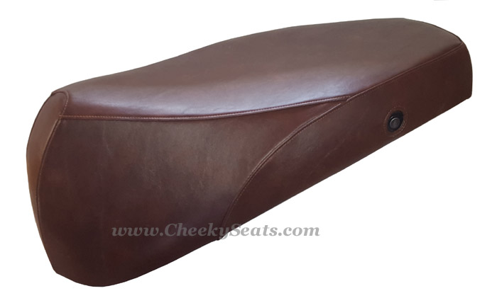 Kymco People 150 Distressed Whiskey Brown Scooter Seat Cover